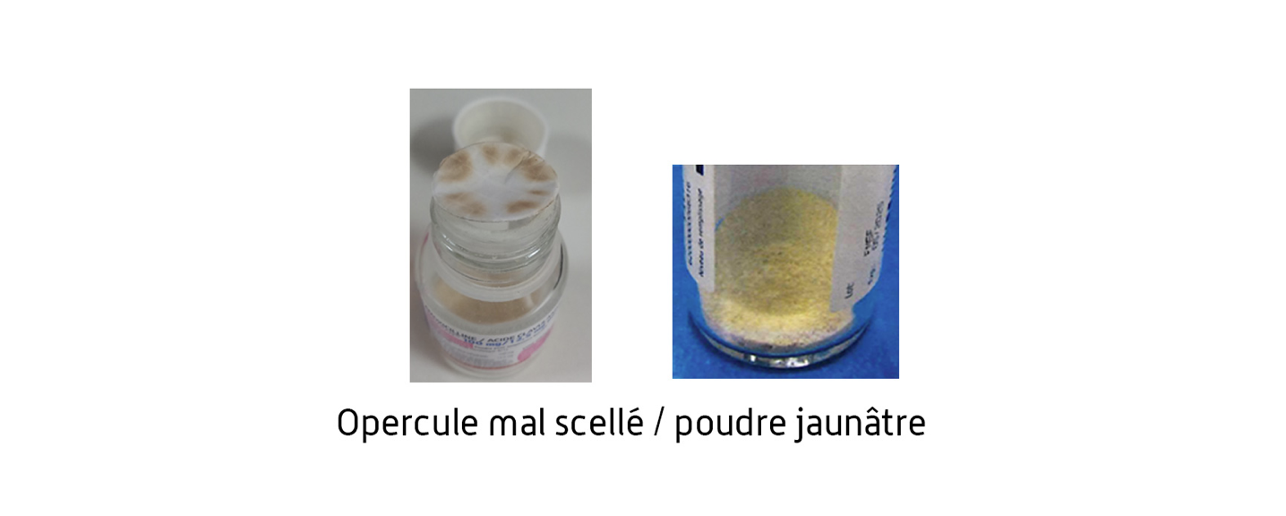 Rappel de lots d'amoxicilline / acide clavulanique pour défaut d'étanchéité